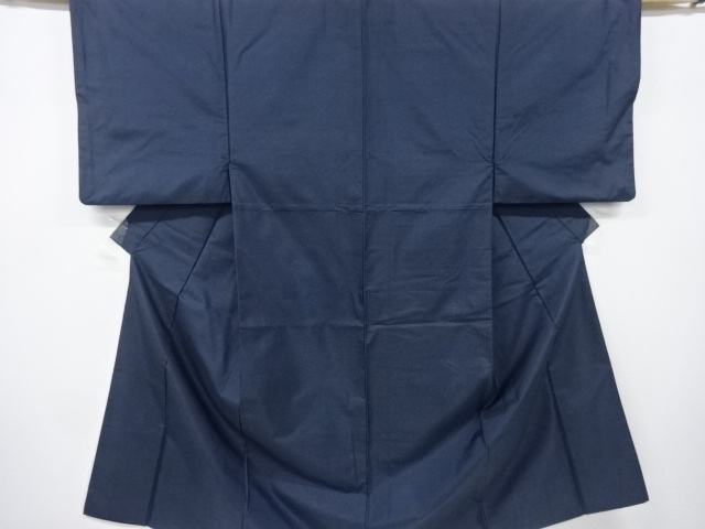 JAPANESE MENS KIMONO / ENSEMBLE / DORO OSHIMA TSUMUGI / WOVEN KIKKO KASURI PATTERN